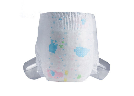 Blaue weiche Baby-Windeln ADL mit elastischen Bünden prägten Topsheet