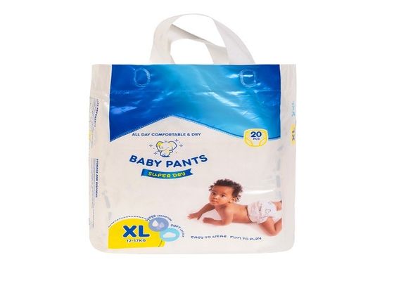 Blaue Breathable Baby-Windeln ADL dehnbarer Bund 3 Schicht Microfiber