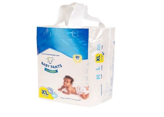 Blaue Breathable Baby-Windeln ADL dehnbarer Bund 3 Schicht Microfiber