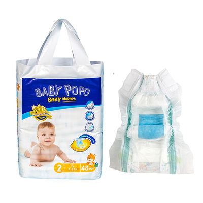 Gelber nasser Indikatorneugeborene Baby-Windeln