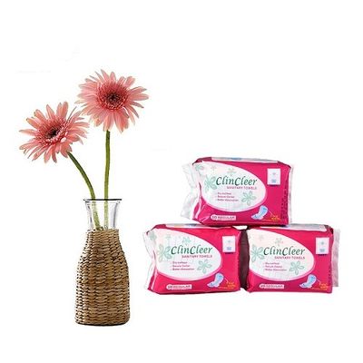 Mesh Topsheet Organic Cotton Sanitary-Servietten-Wegwerf-Absorptionsmittel 250ml