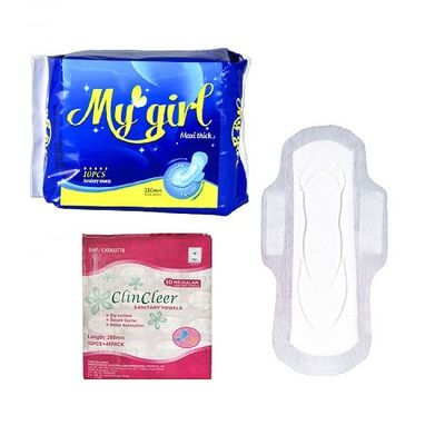 Breathable Backsheet-Biobaumwolle-gesundheitliche Auflagen-doppelte Flügel