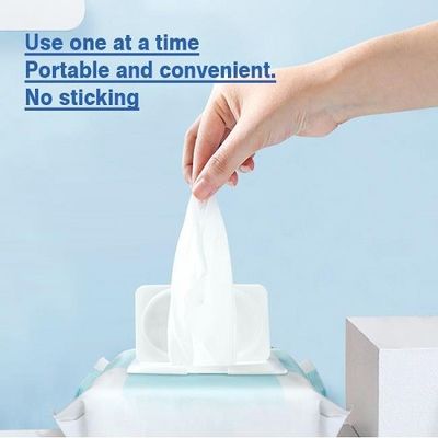 Baby-Abwischen-Aloe Vera 80pcs Eco freundliche organische Flushable nicht reizend