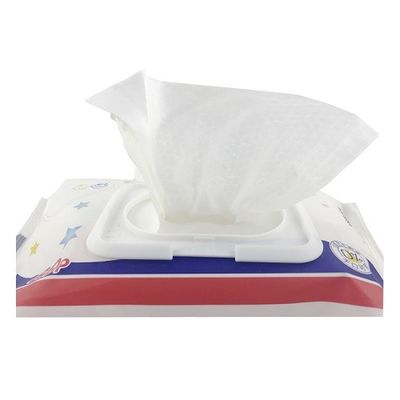 Einfaches Muster-reine Baby-Feuchtpflegetücher 100pcs nicht giftig kein Farbstoff