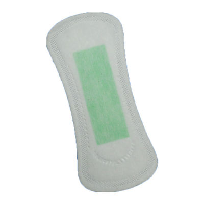 Negative grüne hohe Absorbierfähigkeit Anionen-Chip Cotton Panty Liners 180mm