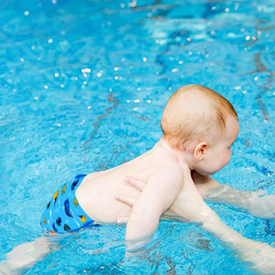 Elastischer Bund-Wegwerfschwimmen-Windeln