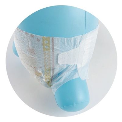Hypoallergenic trockene Baby-Windeln mit Verhinderungs-Kanal des Leck-3D