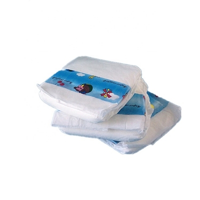 Leinwandbindung nichtgewebtes Gewebe-Wegwerfbaby-Windeln mit Verhinderungs-Kanal des Leck-3D